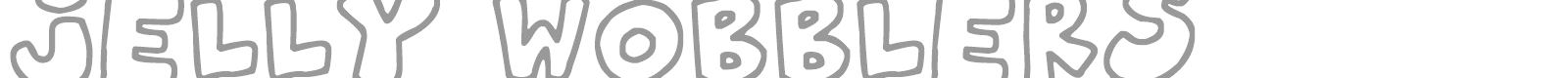 Jelly Wobblers font preview